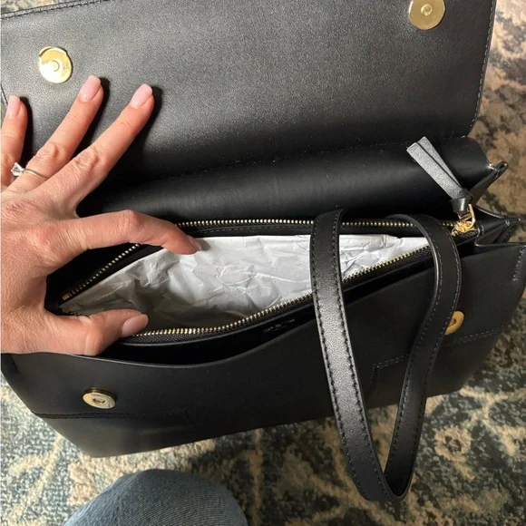 Tory Burch Block-T Satchel - Picture 5 of 6